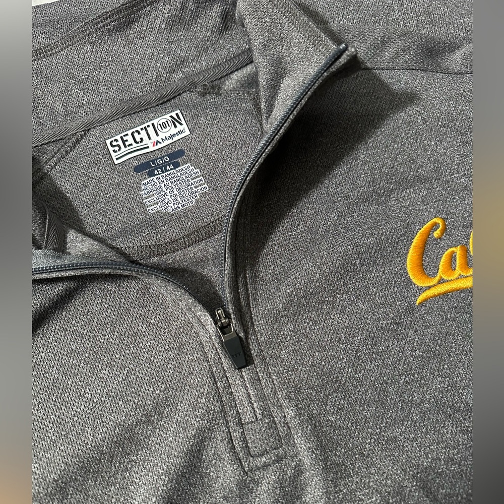Majestic Cal Berkeley Zip-Up Athletic Shirt